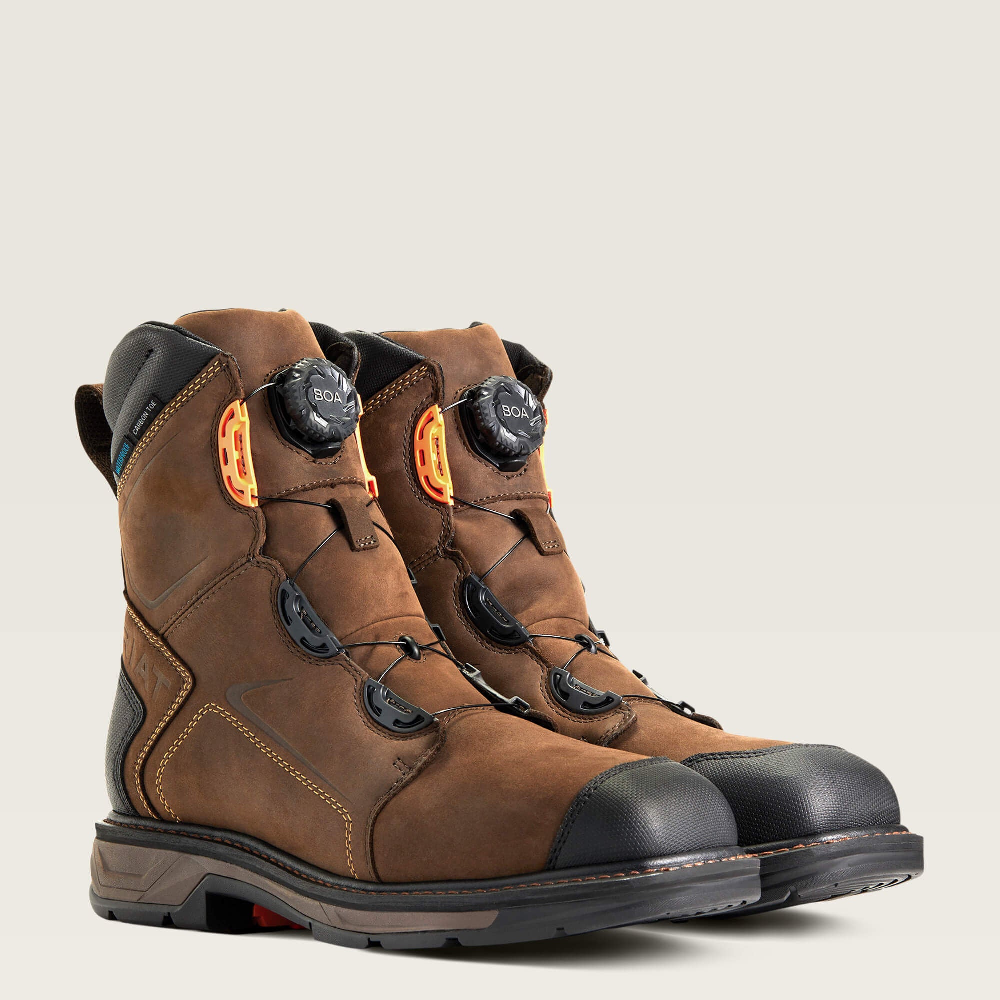 Men WorkHog XT 8" BOA Waterproof Carbon Toe Work Boot | Ariat