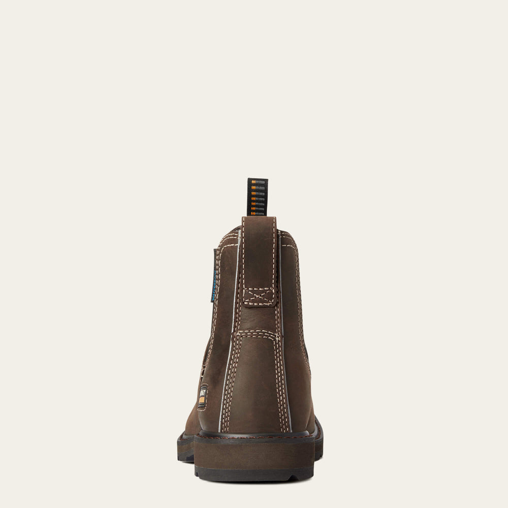 Men Groundbreaker Chelsea Wide Square Toe Waterproof Work Boot | Ariat Online