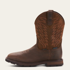 Men Groundbreaker Wide Square Toe Waterproof Steel Toe Work Boot | Ariat