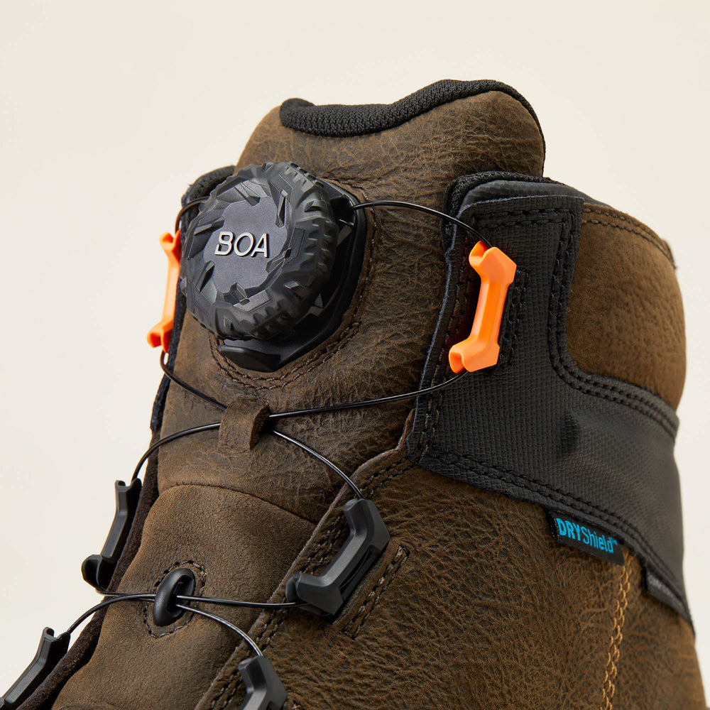 Men Stump Jumper 6" BOA Waterproof Composite Toe Work Boot | Ariat on sale