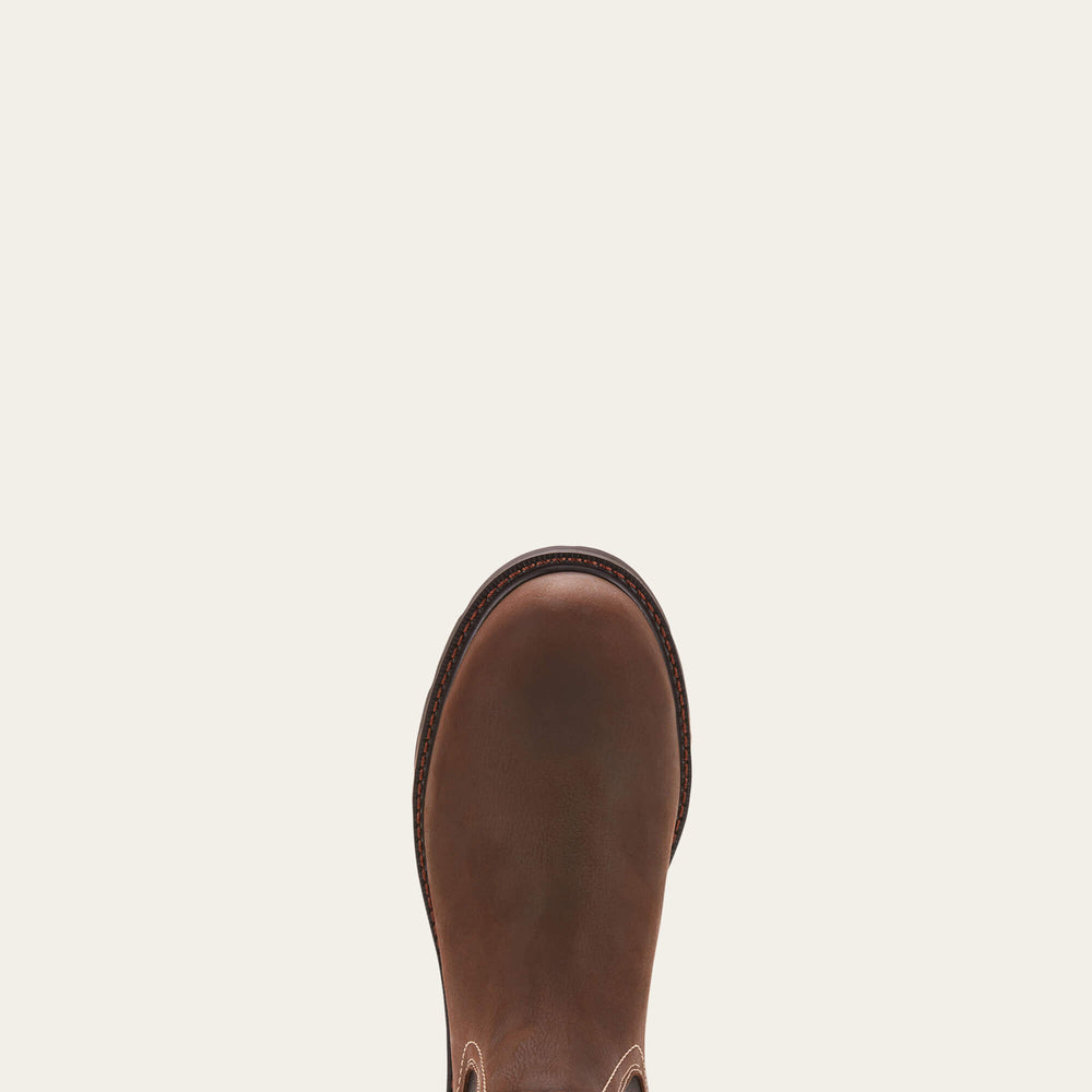 Men Groundbreaker Chelsea Waterproof Steel Toe Work Boot | Ariat