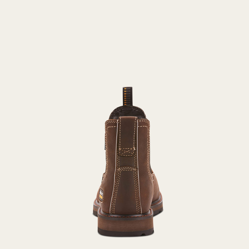 Men Groundbreaker Chelsea Waterproof Steel Toe Work Boot | Ariat