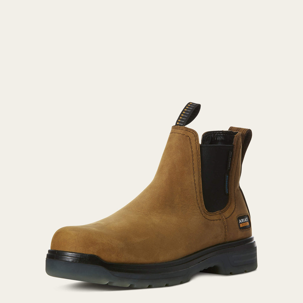 Men Turbo Chelsea Waterproof Carbon Toe Work Boot | Ariat Discount