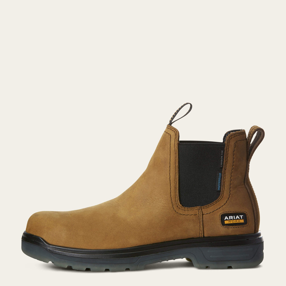 Men Turbo Chelsea Waterproof Carbon Toe Work Boot | Ariat Discount