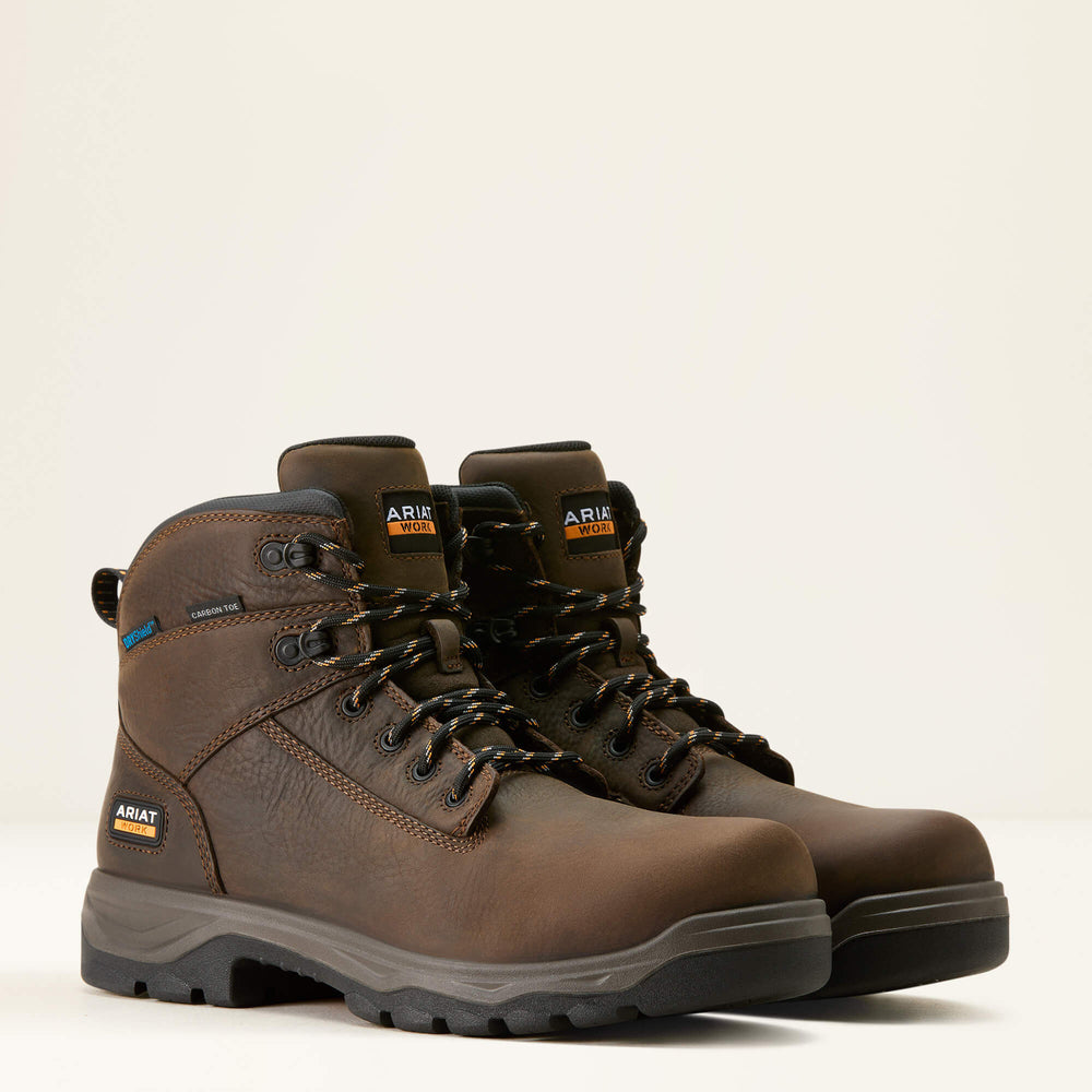 Men Turbo Duratread 6" Waterproof Carbon Toe Work Boot | Ariat on sale
