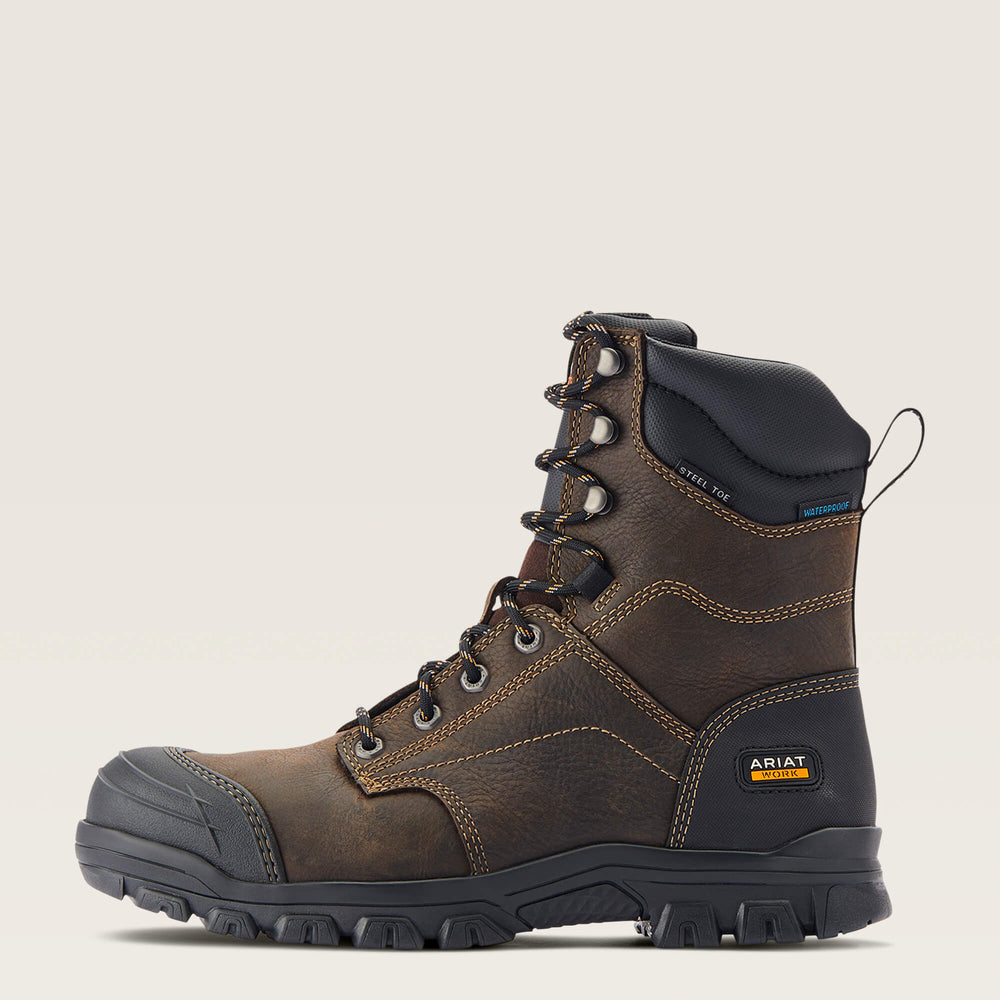 Men Treadfast 8" Waterproof Steel Toe Work Boot | Ariat for sale