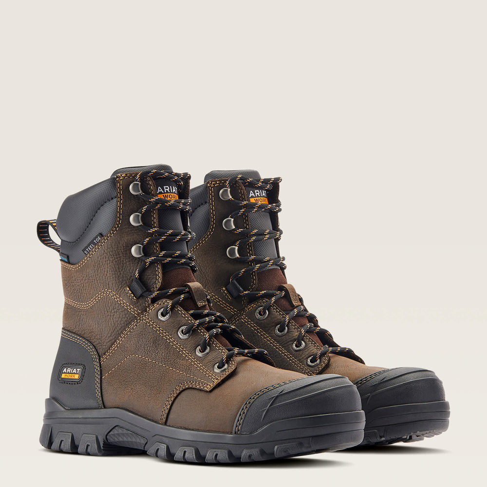 Men Treadfast 8" Waterproof Steel Toe Work Boot | Ariat for sale