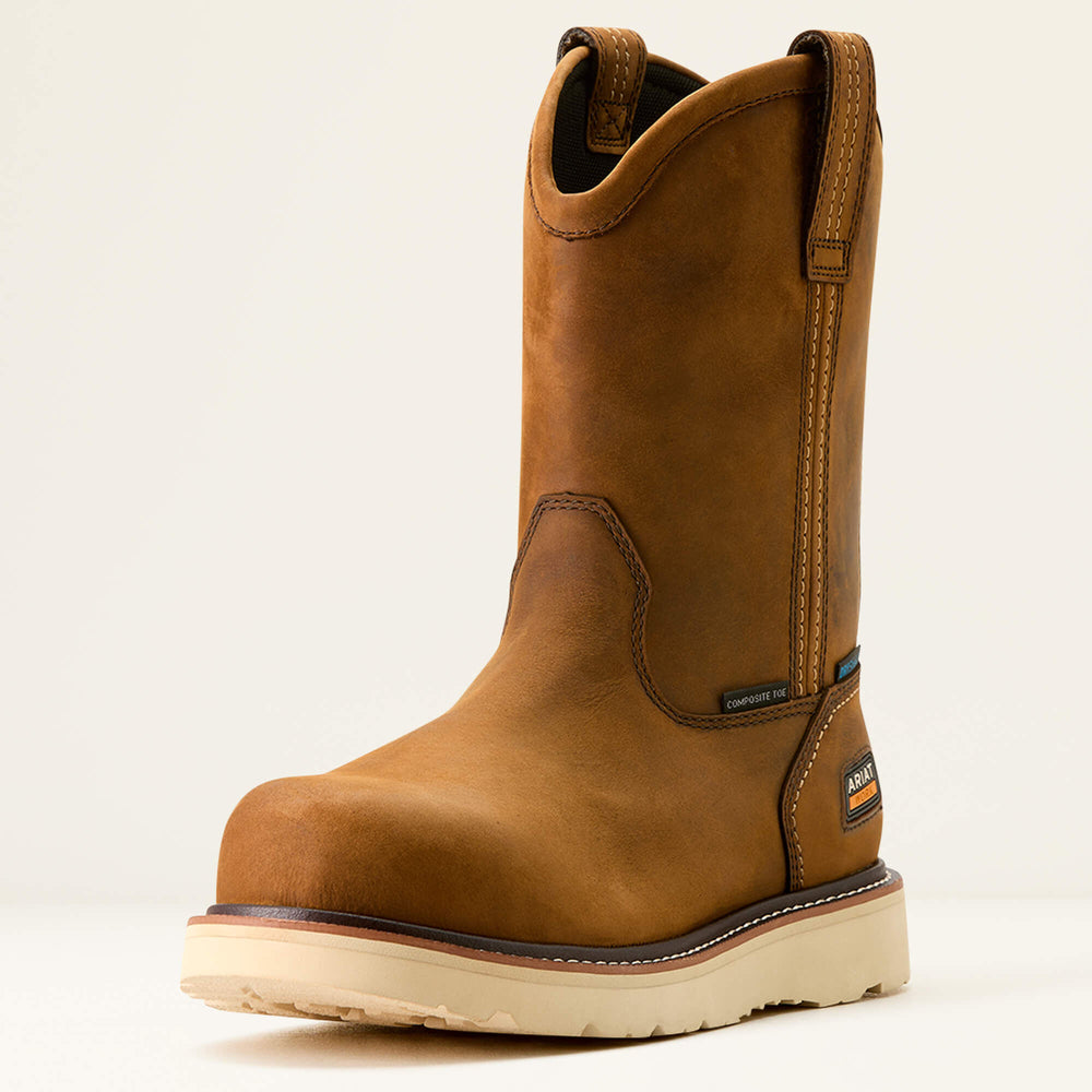 Men Rebar Wedge Pull-On Waterproof Composite Toe Work Boot | Ariat Outlet