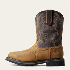 Men Sierra Wide Square Toe Steel Toe Work Boot | Ariat on sale
