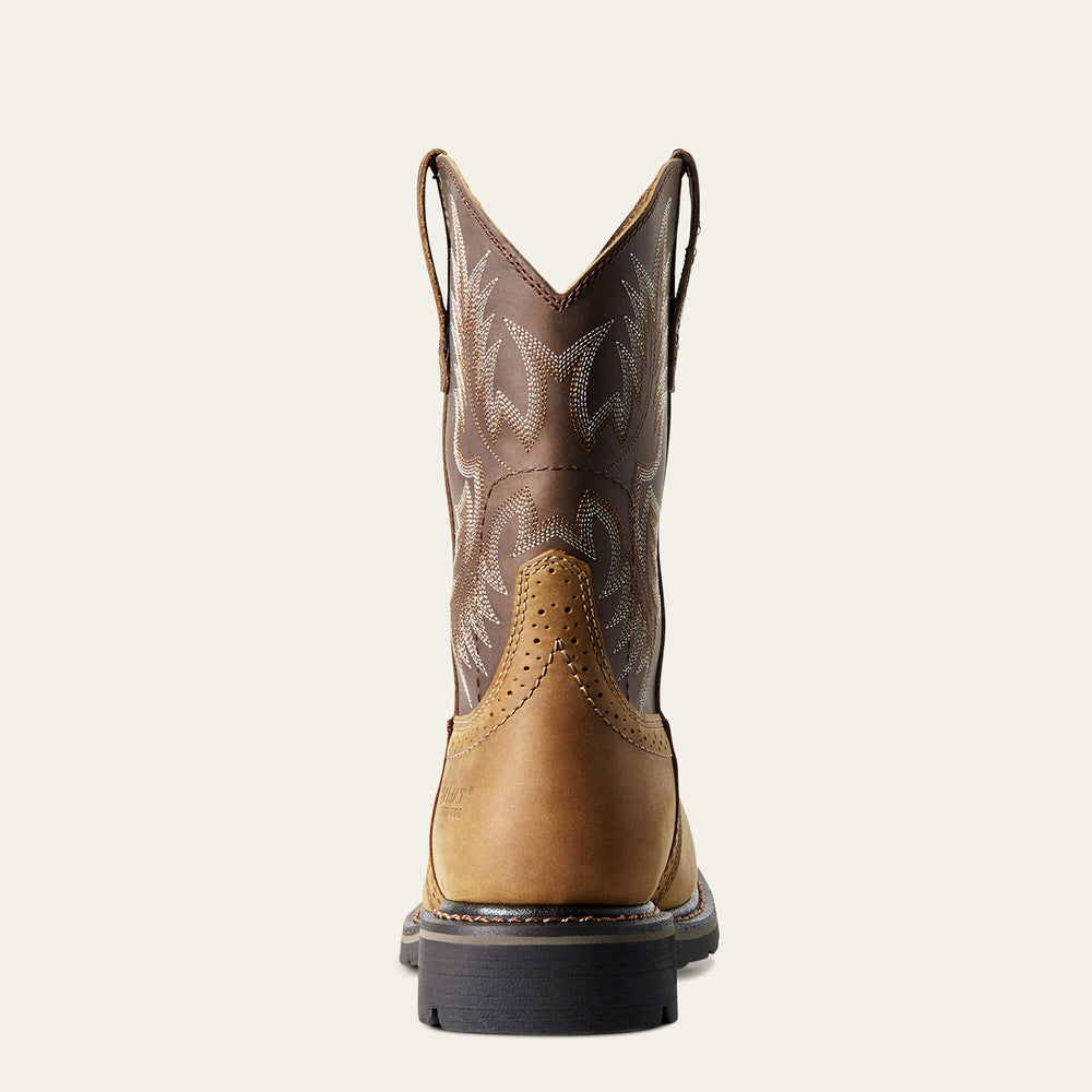 Men Sierra Wide Square Toe Steel Toe Work Boot | Ariat on sale