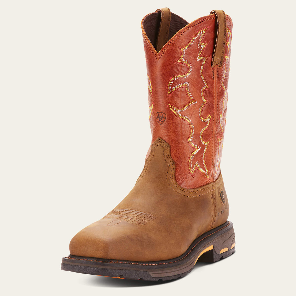 Men WorkHog Wide Square Toe Steel Toe Work Boot | Ariat for sale