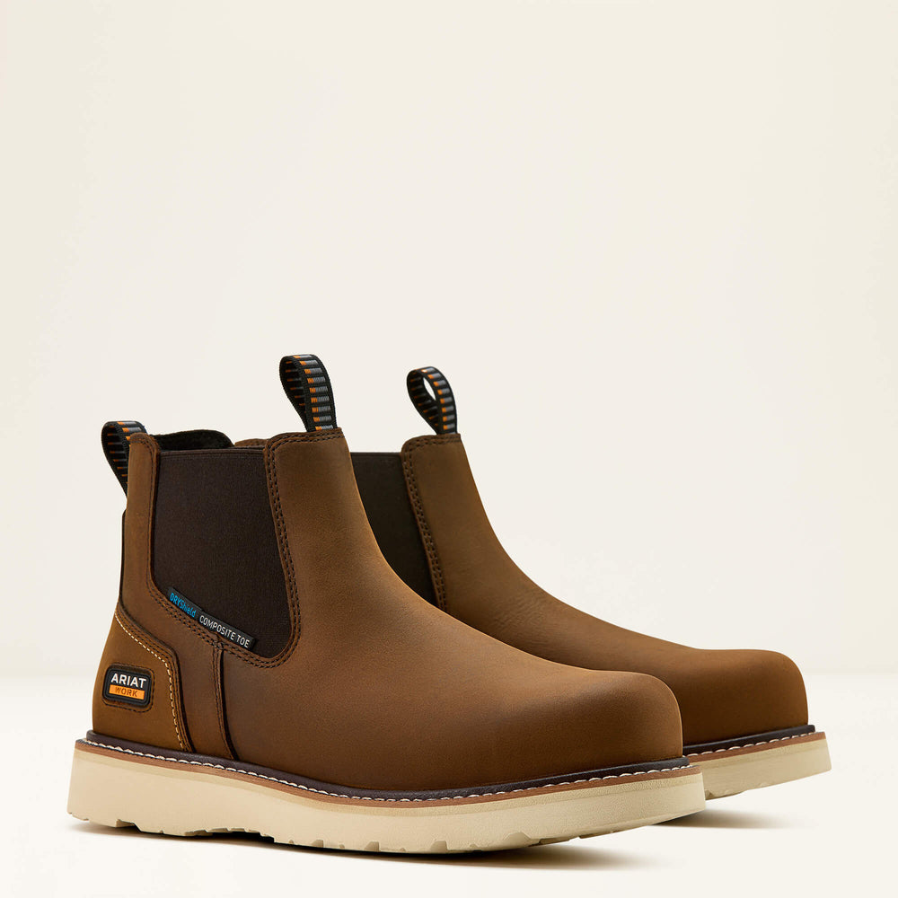 Men Rebar Wedge Chelsea Waterproof Composite Toe Work Boot | Ariat Outlet