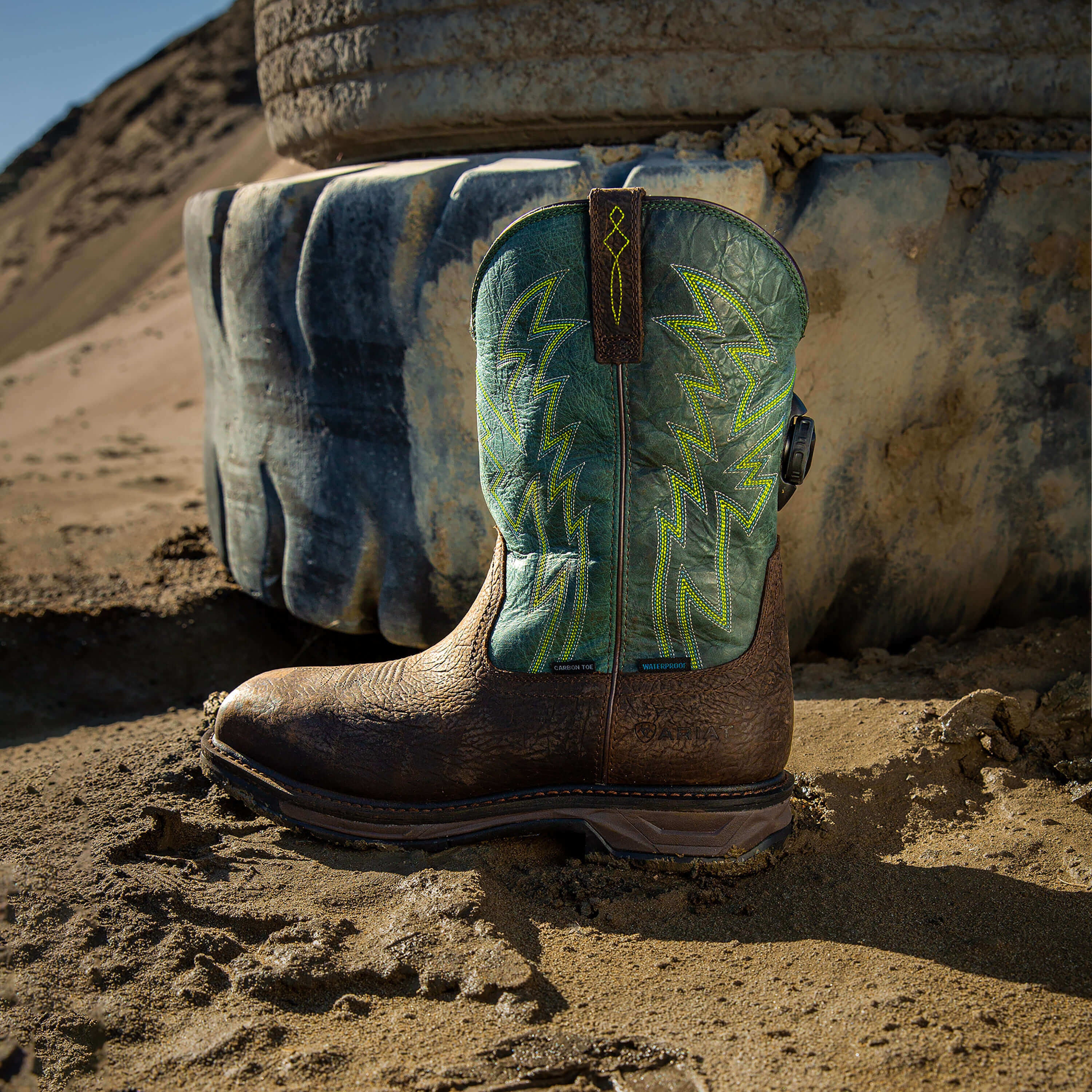 Men WorkHog XT BOA Waterproof Carbon Toe Work Boot | Ariat on sale