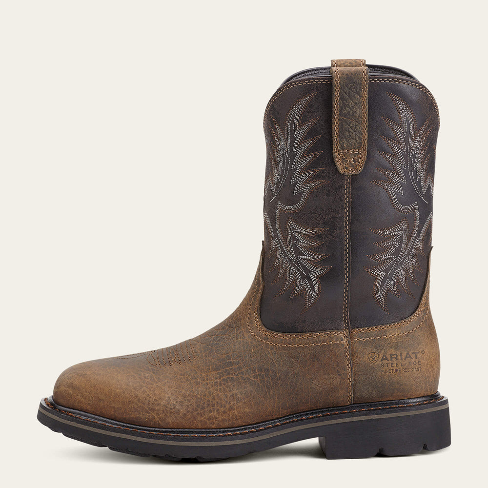 Men Sierra Puncture Resistant Steel Toe Work Boot | Ariat Discount