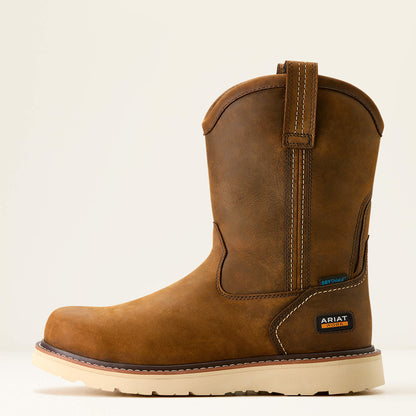 Men Rebar Wedge Pull-On Waterproof Work Boot | Ariat Online