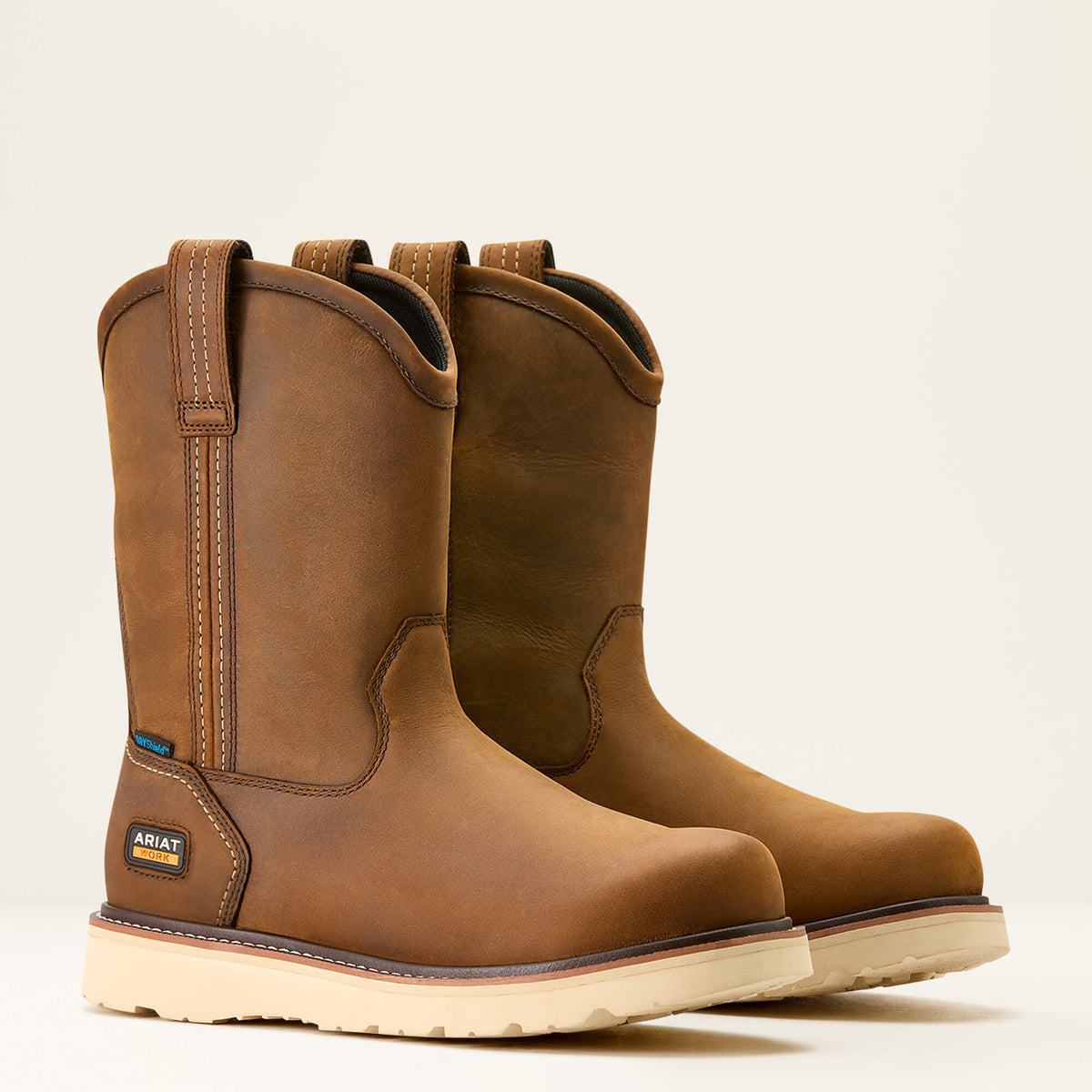 Men Rebar Wedge Pull-On Waterproof Work Boot | Ariat Online