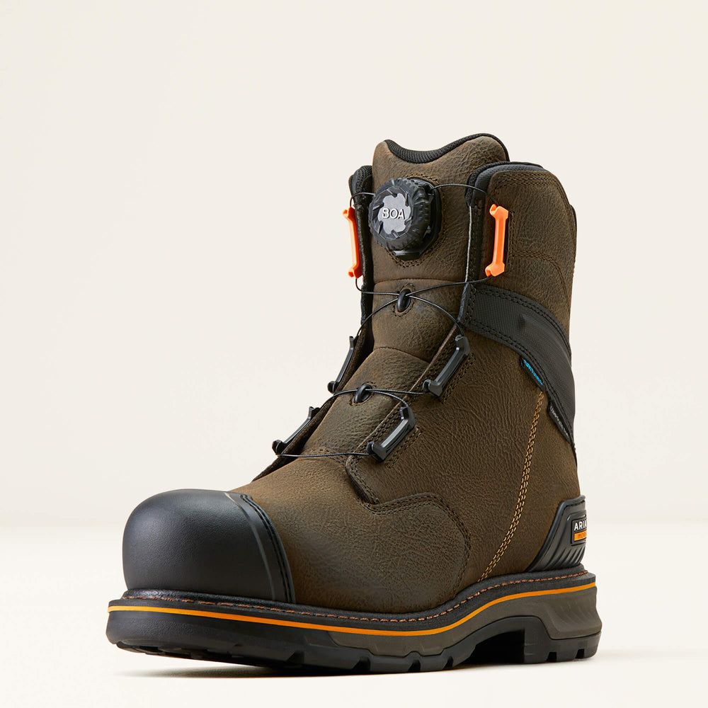 Men Stump Jumper 8" BOA Waterproof Composite Toe Work Boot | Ariat on sale
