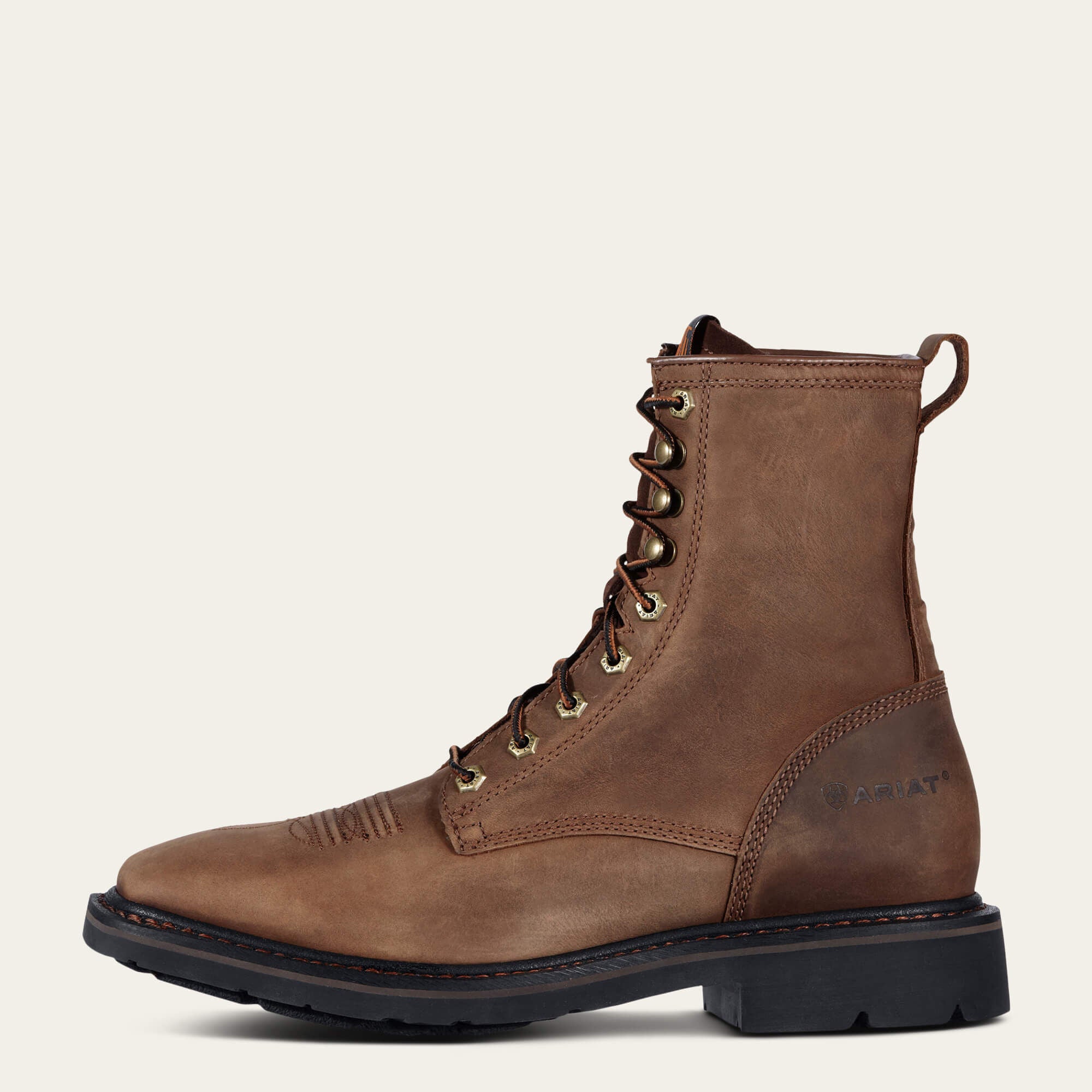 Men Cascade 8" Wide Square Toe Work Boot | Ariat for sale
