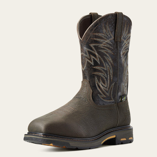 Men WorkHog Wide Square Toe MetGuard Waterproof Composite Toe Work Boot | Ariat