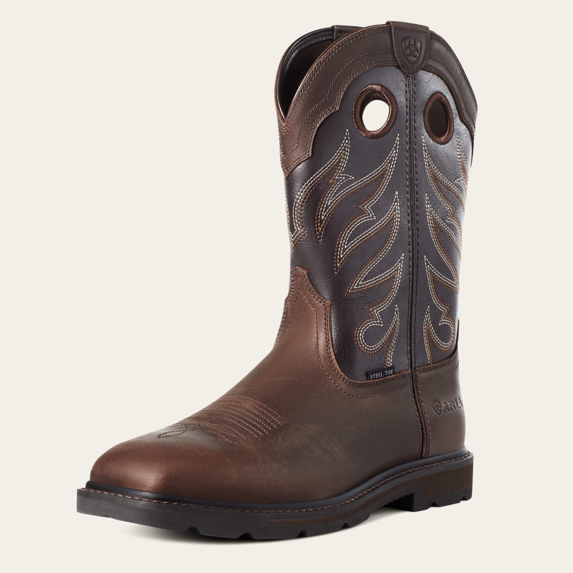 Men Groundwork Wide Square Toe Steel Toe Work Boot | Ariat us