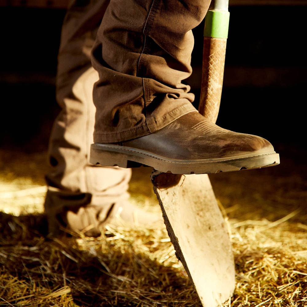 Men Groundwork Wide Square Toe Steel Toe Work Boot | Ariat us