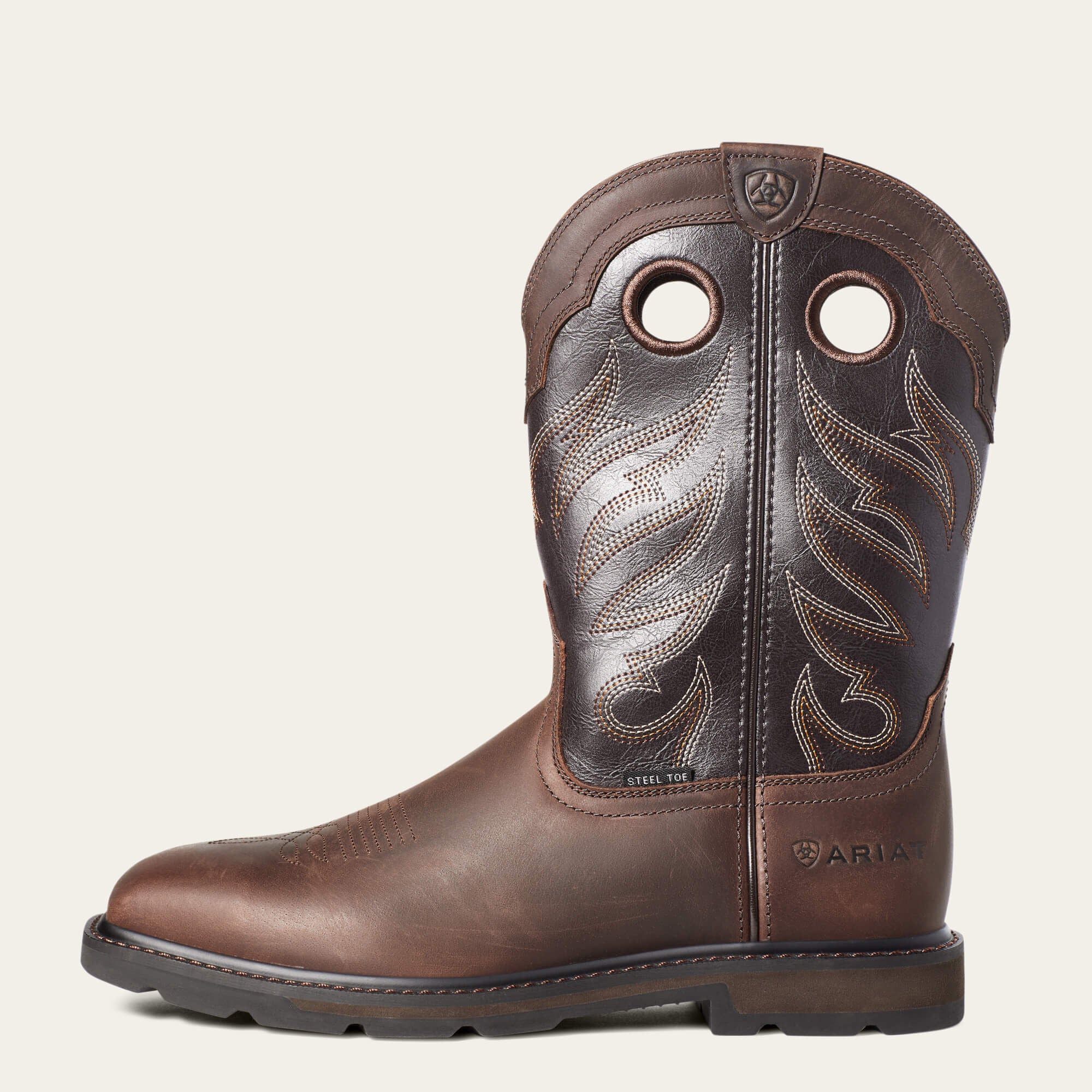 Men Groundwork Wide Square Toe Steel Toe Work Boot | Ariat us