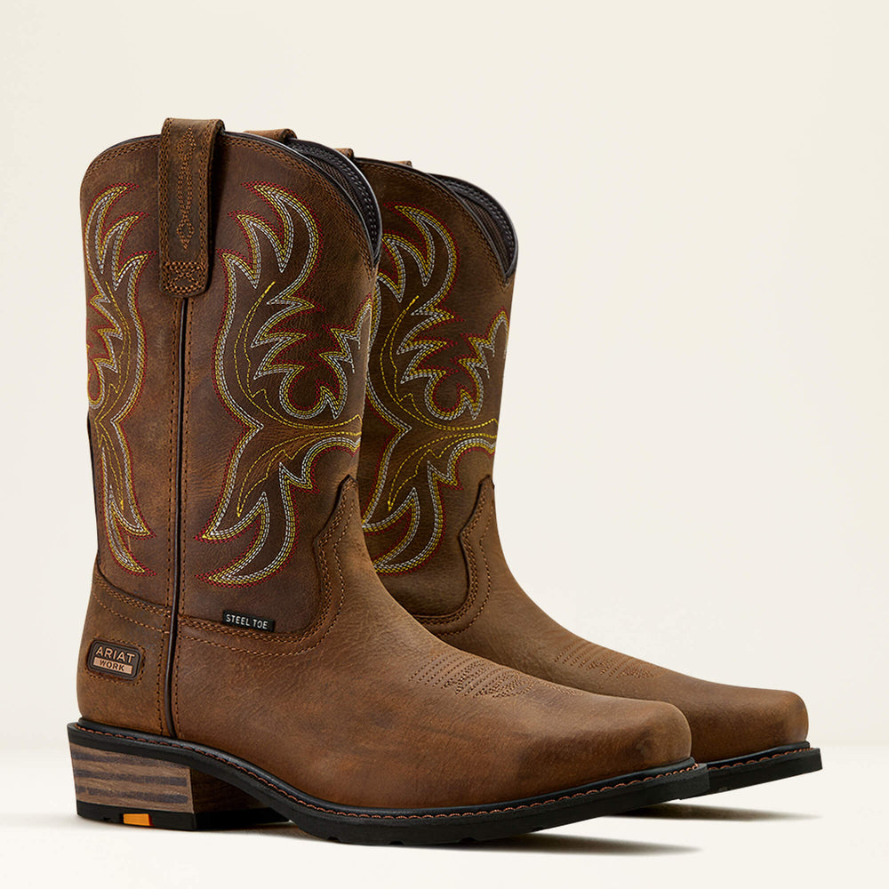 Men Ironside Square Toe Steel Toe Work Boot | Ariat Outlet