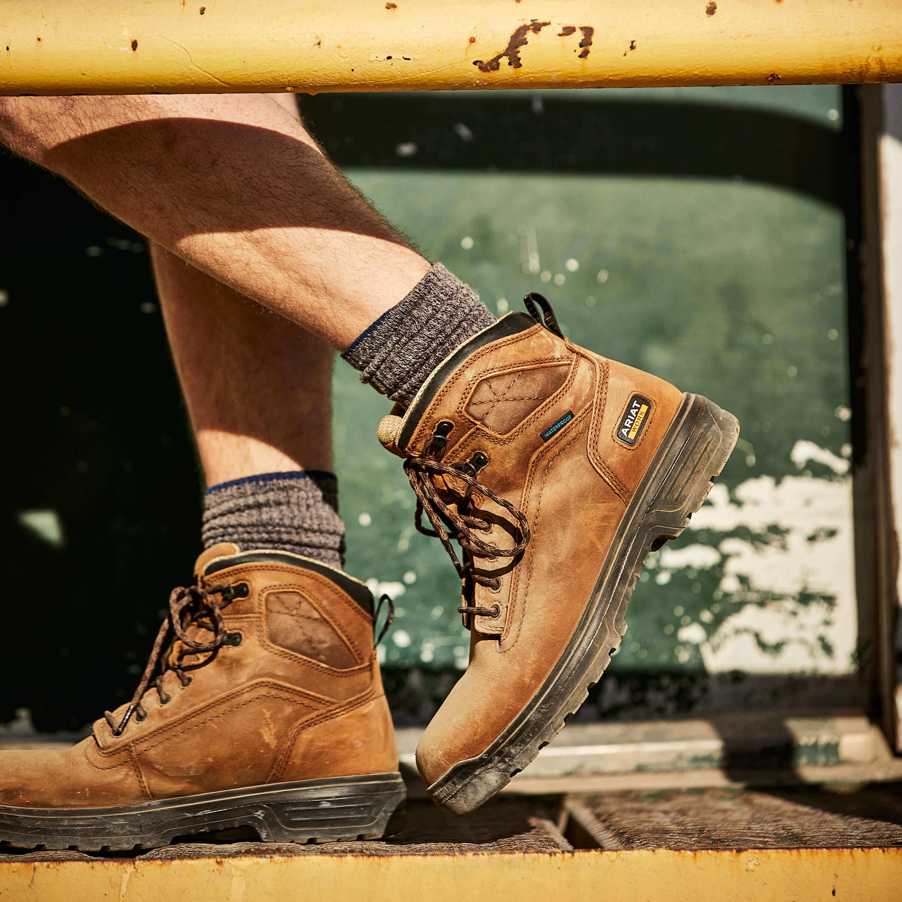Men Turbo 6" Waterproof Carbon Toe Work Boot | Ariat us