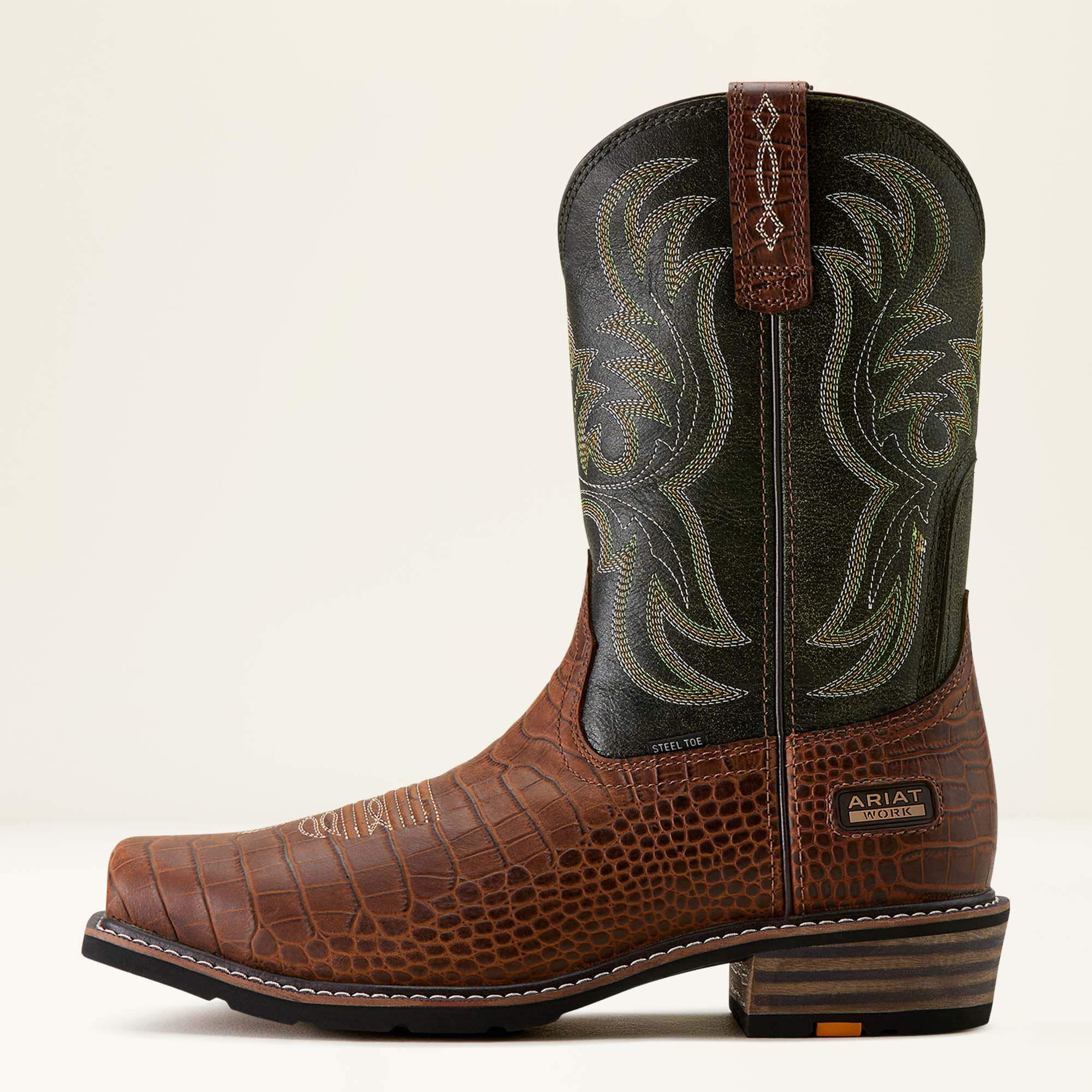Men Ironside Square Toe Steel Toe Work Boot | Ariat for sale