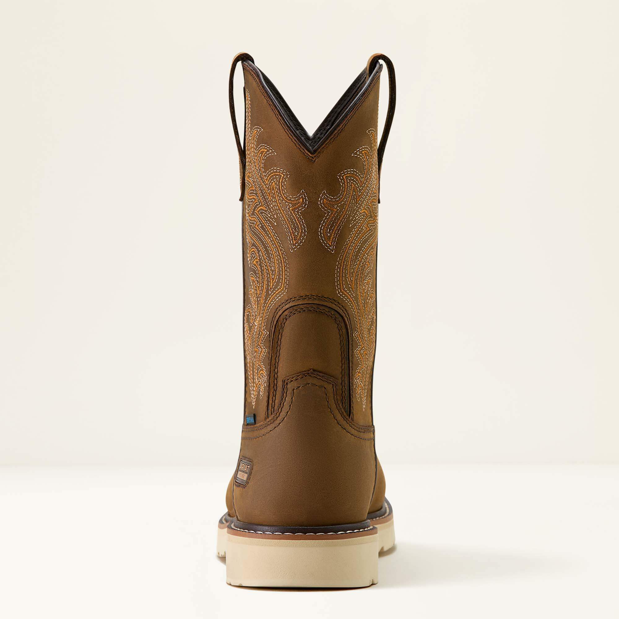 Men Activator Argo Waterproof Round Toe Composite Toe Work Boot | Ariat