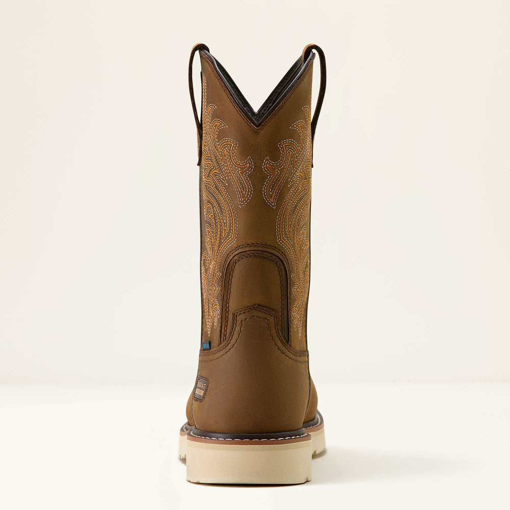 Men Activator Argo Waterproof Round Toe Composite Toe Work Boot | Ariat