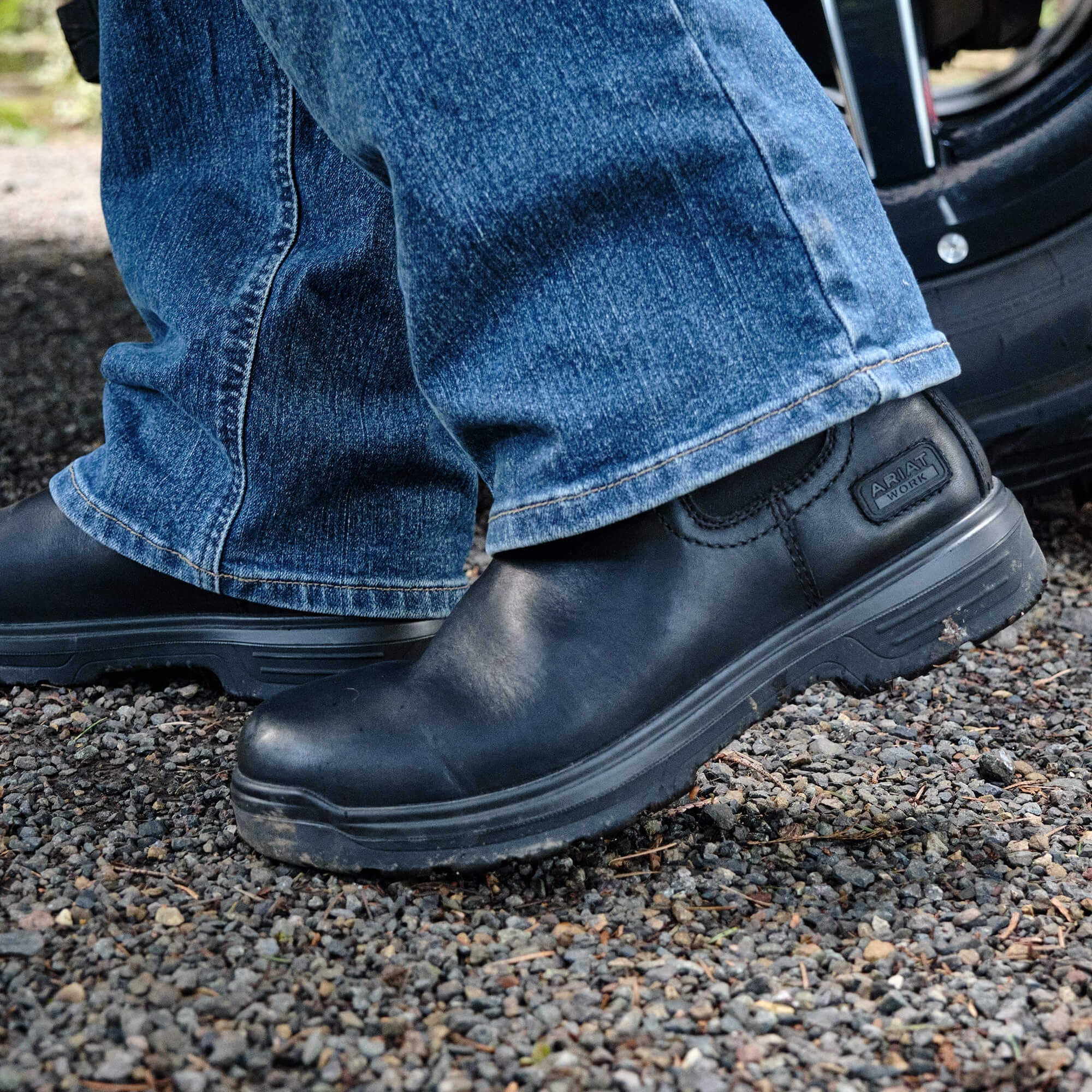 Men Turbo Chelsea Waterproof Work Boot | Ariat on sale
