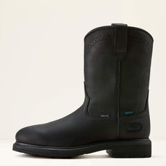 Men Sierra Waterproof Roper Toe Steel Toe Work Boot | Ariat