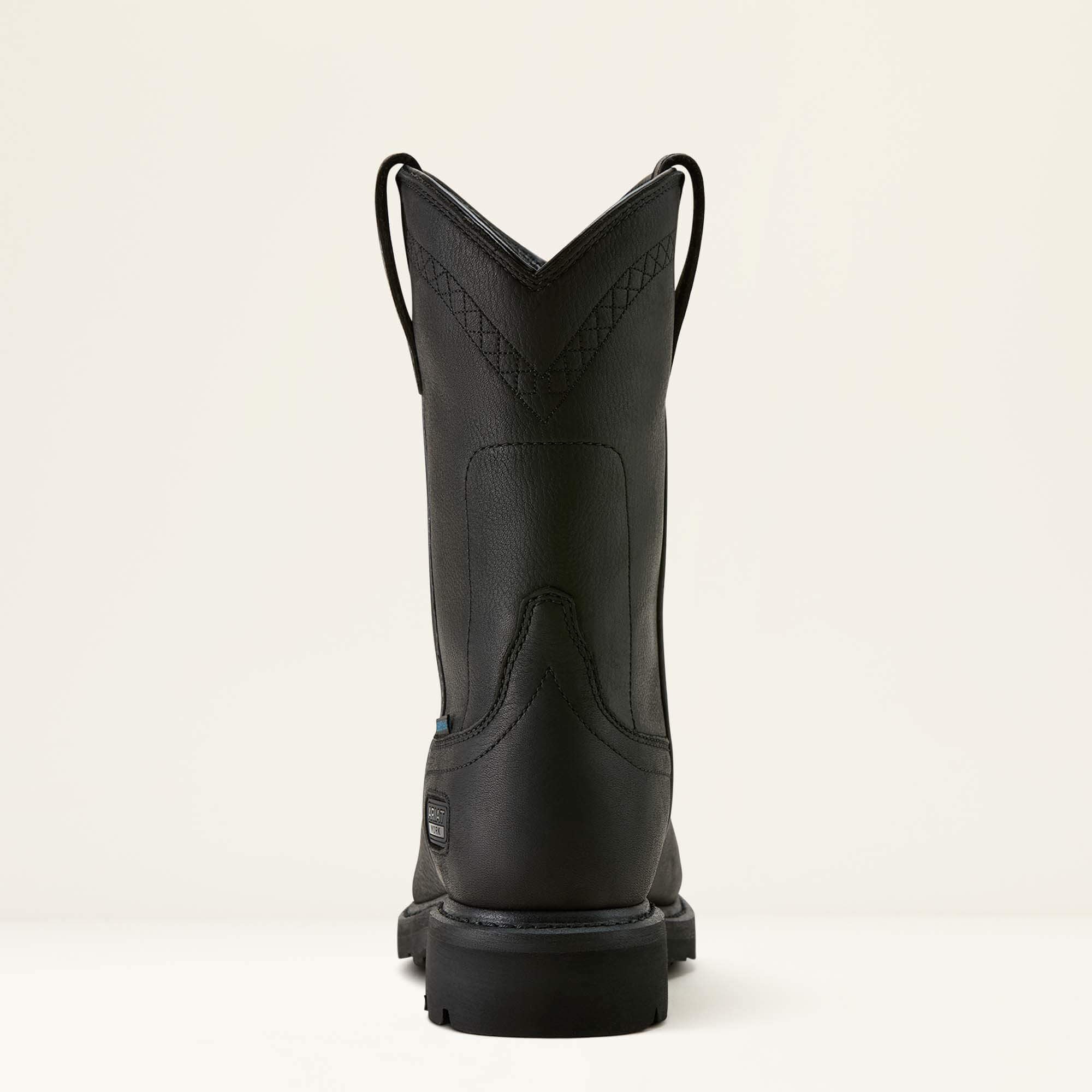 Men Sierra Waterproof Roper Toe Steel Toe Work Boot | Ariat