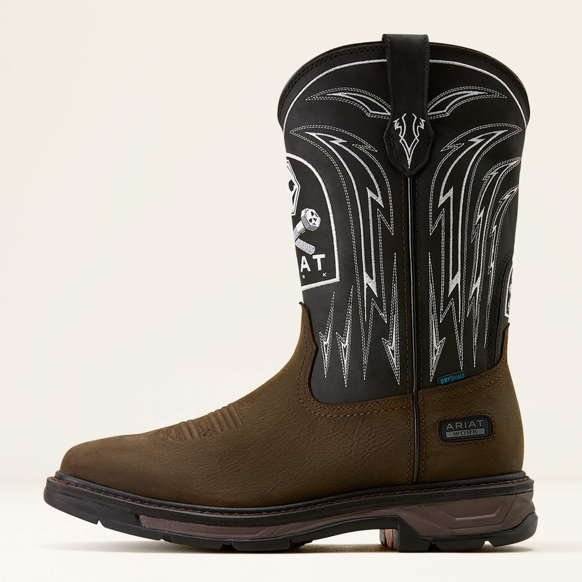 Men WorkHog XT Bolt Skull Waterproof Wide Square Toe Work Boot | Ariat us