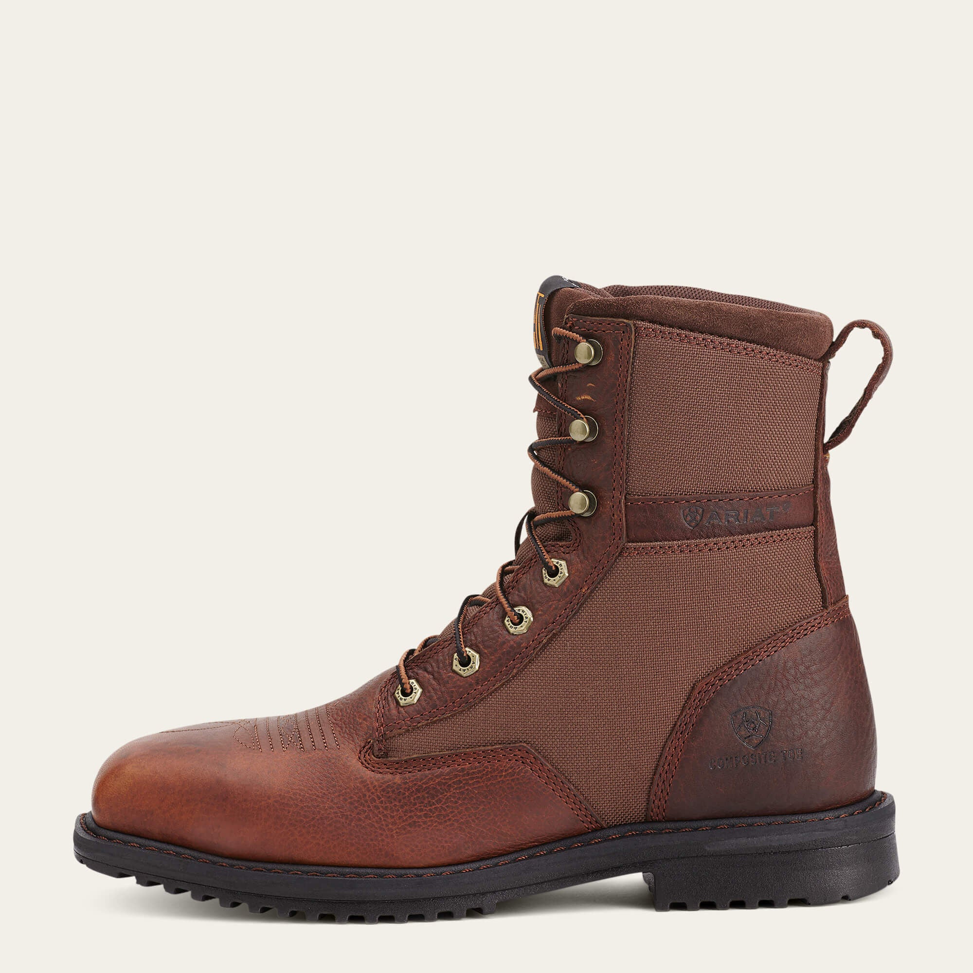 Men RigTek 8" Wide Square Toe Composite Toe Work Boot | Ariat on sale
