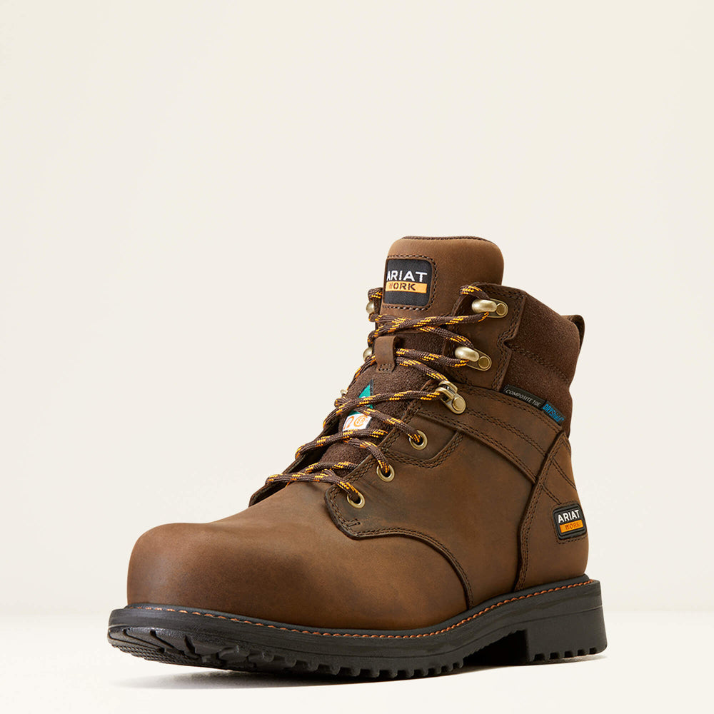 Men RigTEK 6" CSA Waterproof Composite Toe Work Boot | Ariat for sale