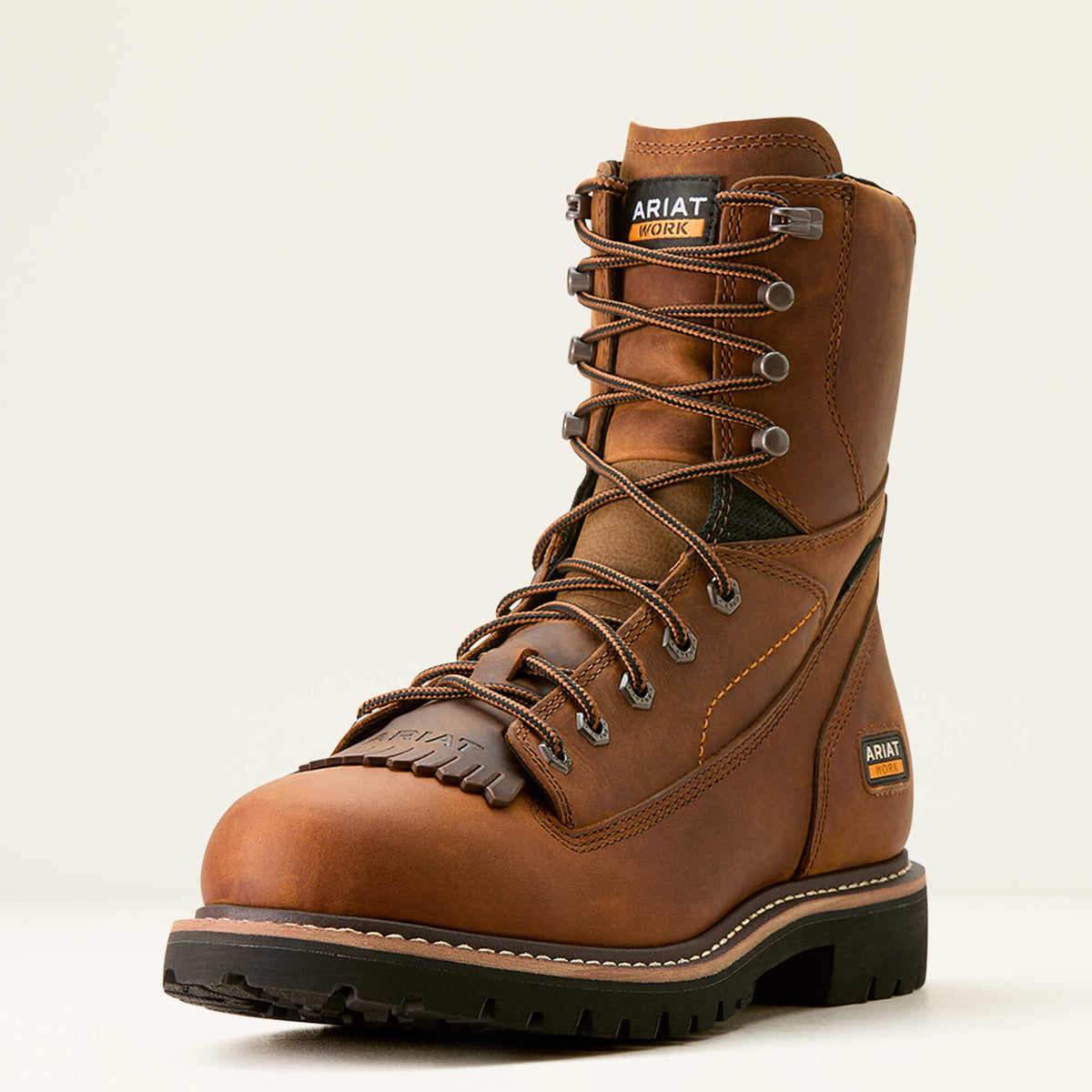 Men Longview Shock Shield 8" Waterproof Work Boot | Ariat on sale