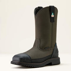 Men RigTEK Wildcat Pull-On CSA Waterproof Wide Square Toe Composite Toe Work Boot | Ariat us