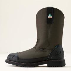 Men RigTEK Wildcat Pull-On CSA Waterproof Wide Square Toe Composite Toe Work Boot | Ariat us