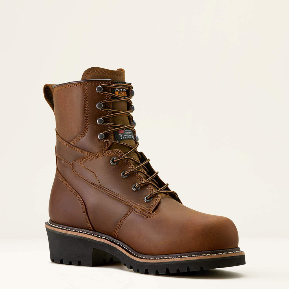 Men Logger Shock Shield Waterproof Insulated Composite Toe Work Boot | Ariat on sale