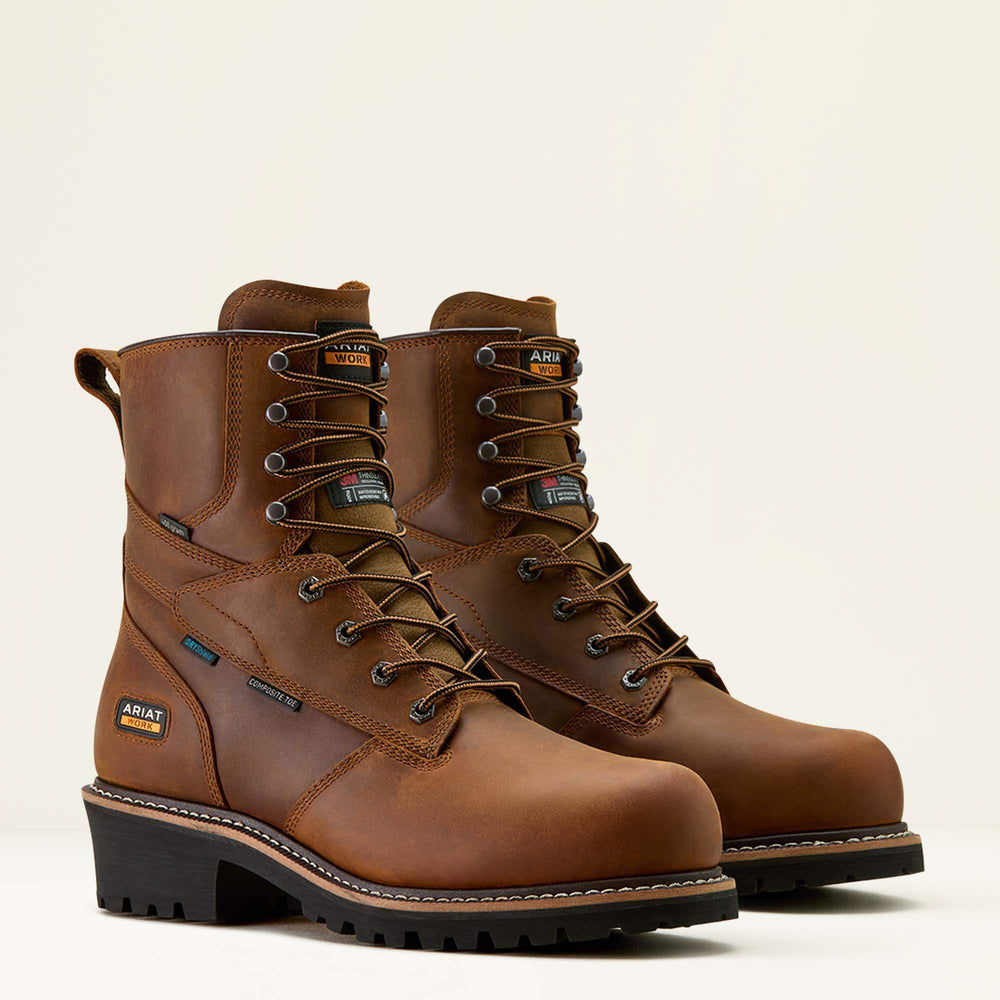 Men Logger Shock Shield Waterproof Insulated Composite Toe Work Boot | Ariat on sale