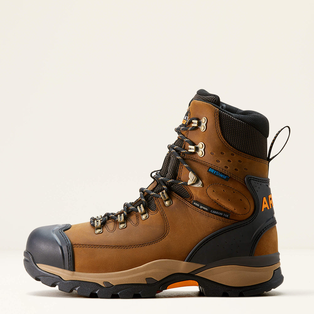 Men Endeavor 8" Waterproof Insulated Carbon Toe Work Boot | Ariat on sale