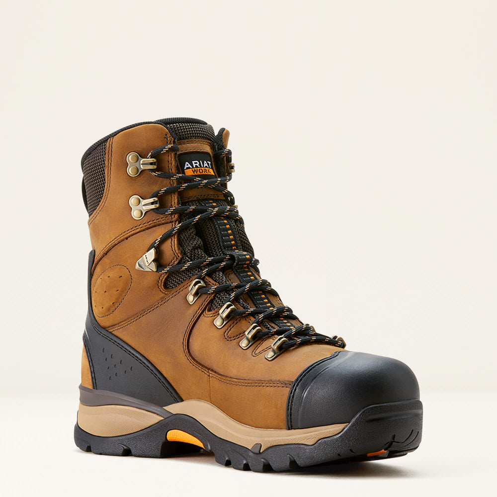 Men Endeavor 8" Waterproof Insulated Carbon Toe Work Boot | Ariat on sale