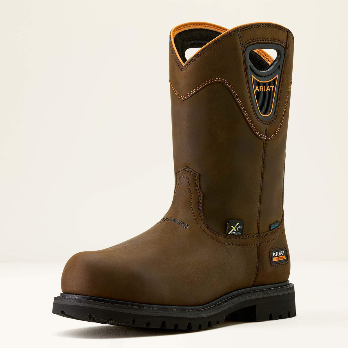 Men Longview Shock Shield MetGuard Waterproof Composite Toe Work Boot | Ariat for sale