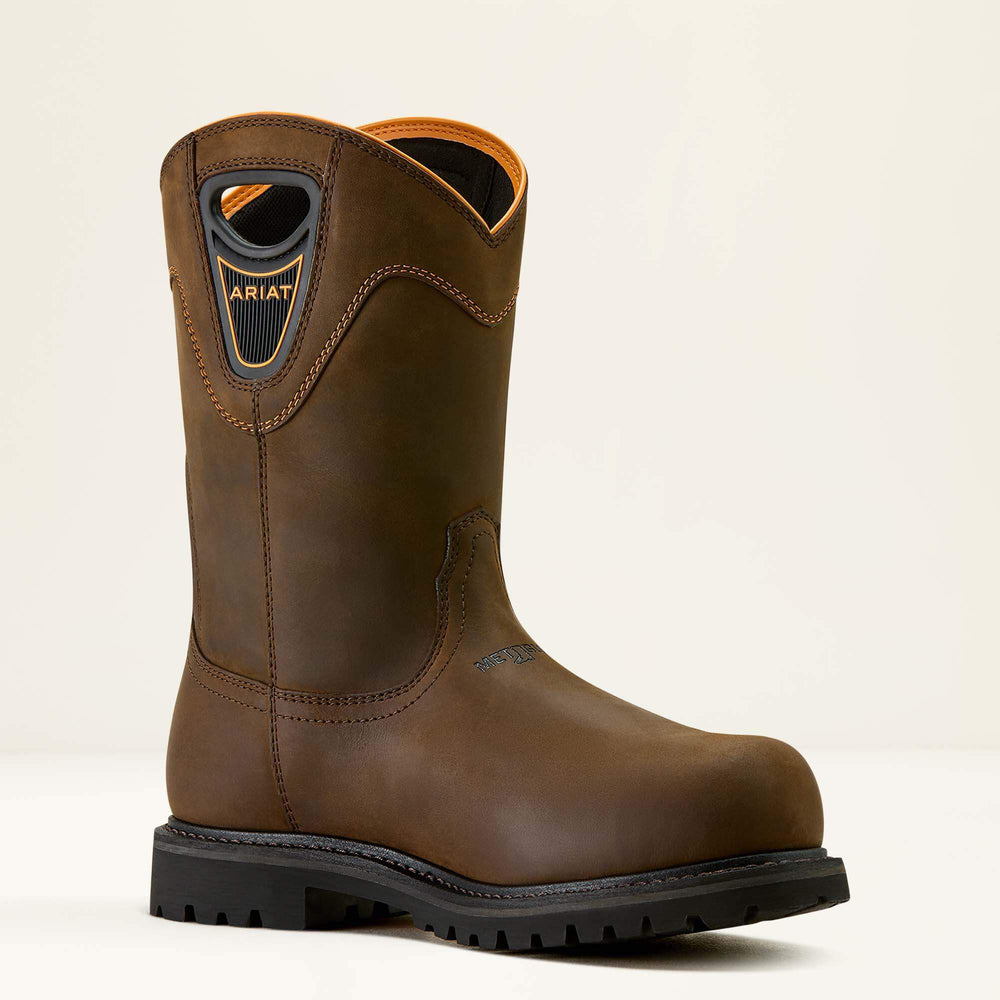 Men Longview Shock Shield MetGuard Waterproof Composite Toe Work Boot | Ariat for sale