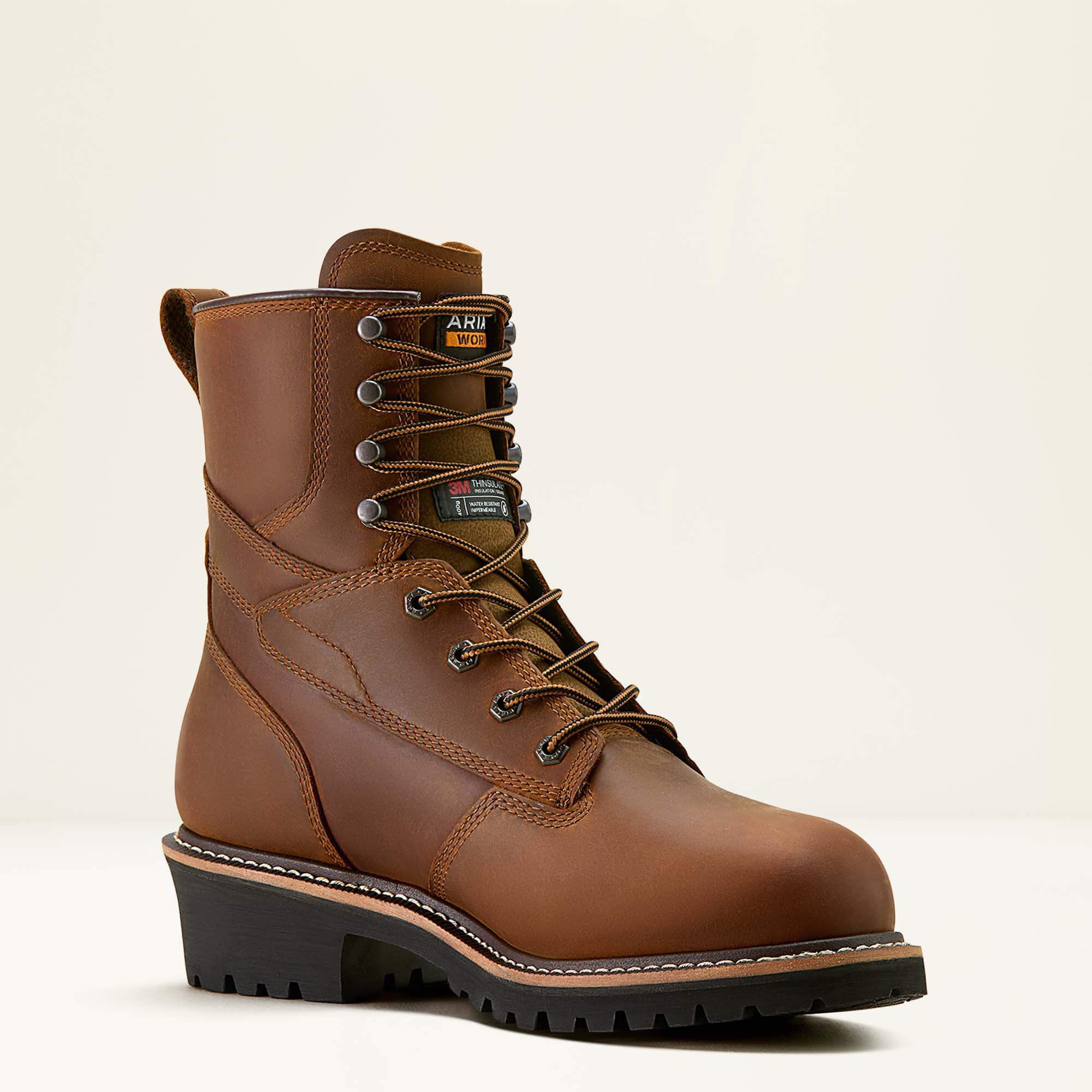 Men Logger Shock Shield Waterproof Insulated Work Boot | Ariat Outlet