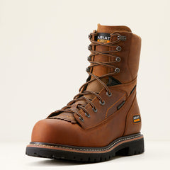 Men Longview Shock Shield 8" Waterproof Composite Toe Work Boot | Ariat near me