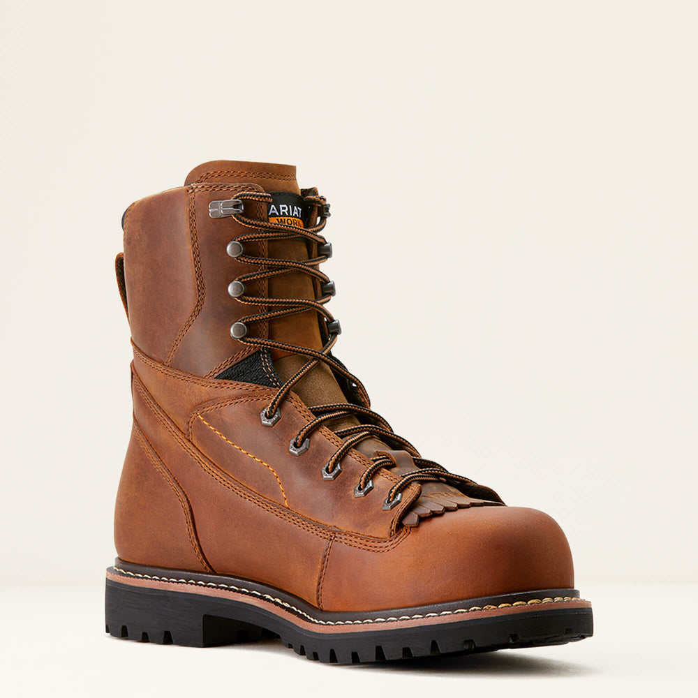 Men Longview Shock Shield 8" Waterproof Composite Toe Work Boot | Ariat near me