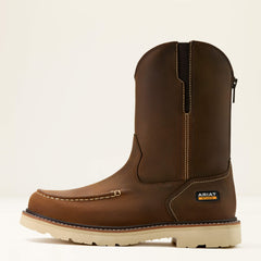 Men Rebar Lift Pull On Moc Toe Work Boot | Ariat Online